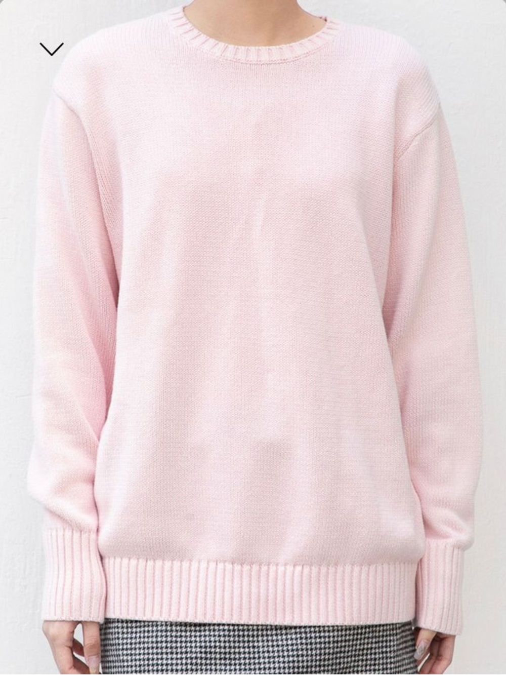 Brandy Melville Pink Cotton Sweater